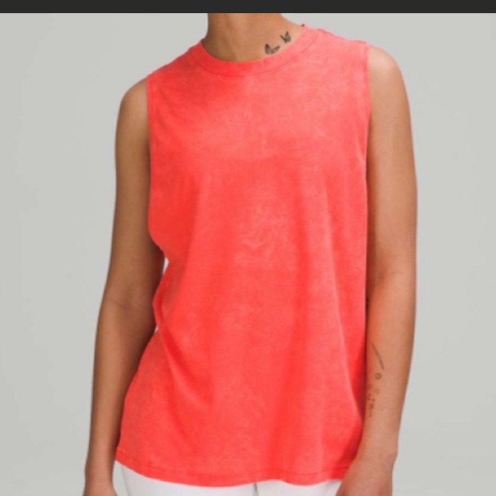 Lululemon All Yours Tank Cloud Wash Size 12